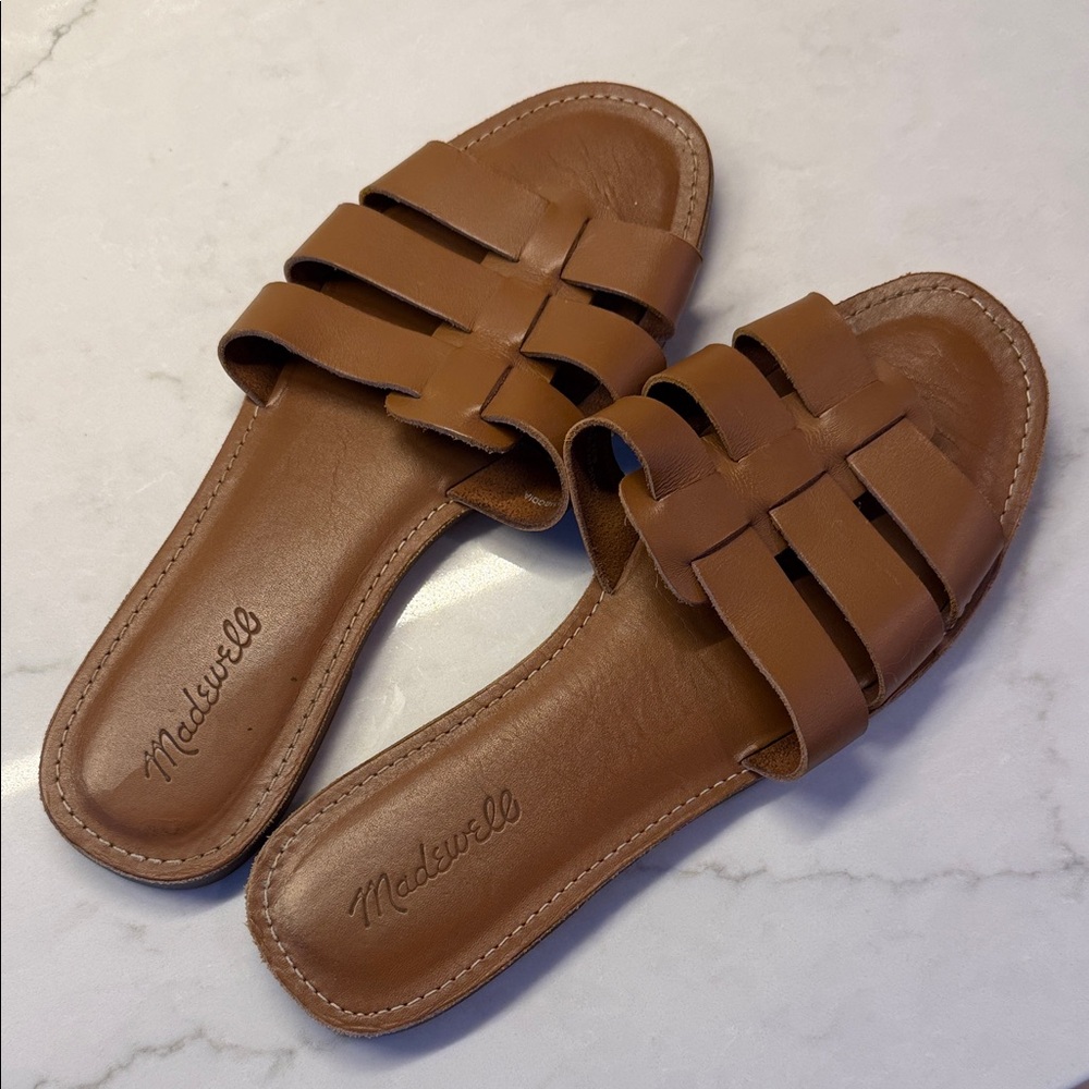 Madewell Boardwalk Fisherman Slide Sandals
